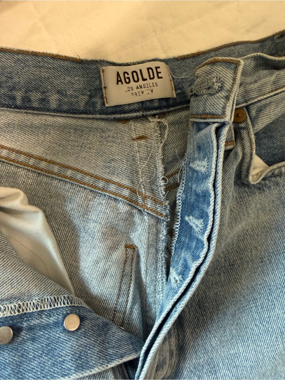 AGOLDE Riley High Rise Straight Crop Jeans - Picture 2 of 4